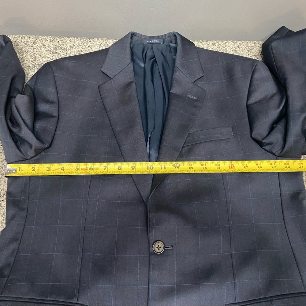 RALPH RALPH LAUREN 100% Wool Mens Navy 2 Button Blazer/Sportcoat 40R Career - Picture 14 of 17
